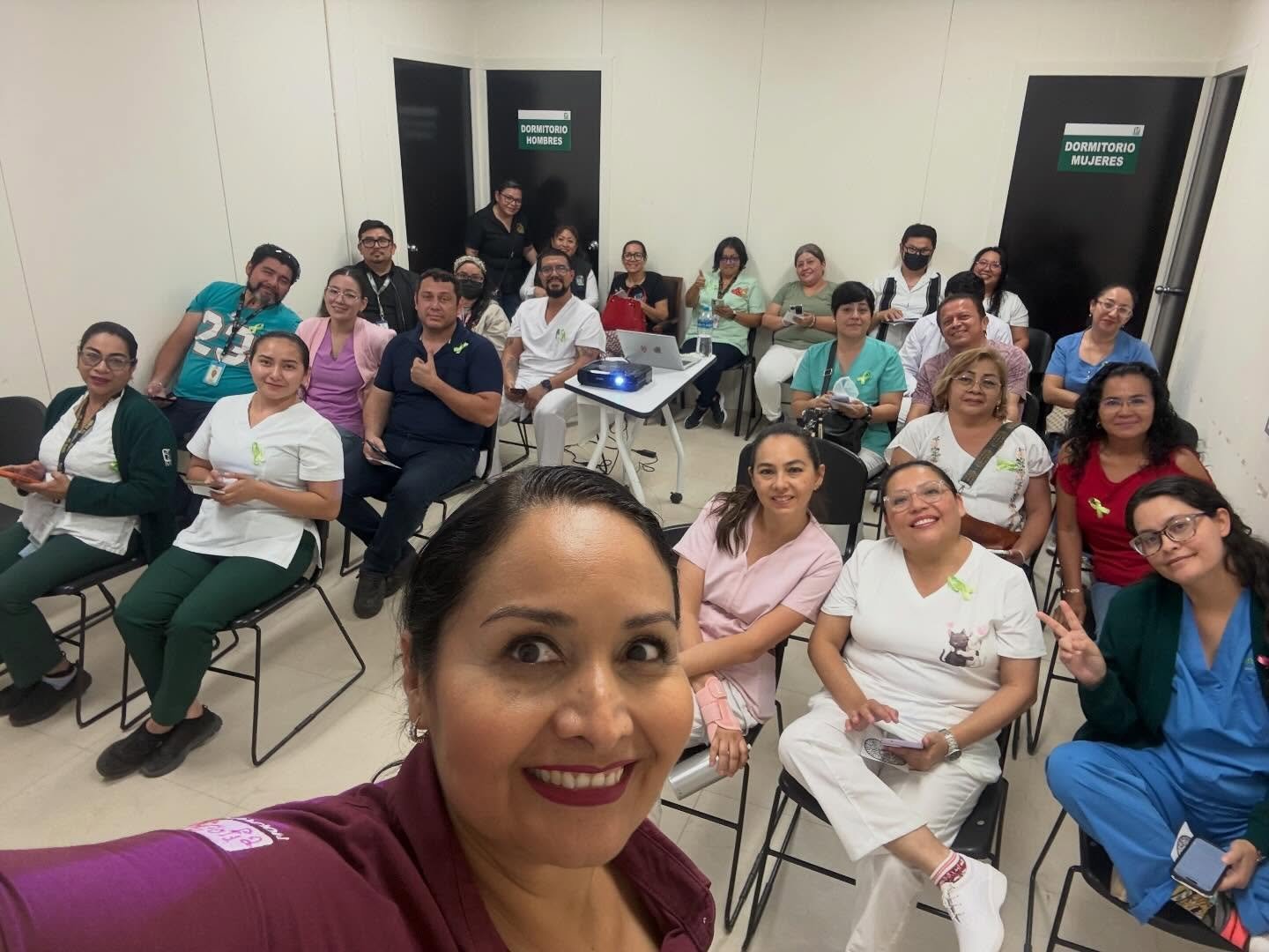 Plática comunitaria organizada por la asociación
